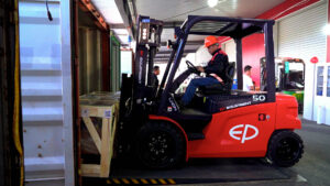 Электрический погрузчик EP CPD50L1 3F550 5 тонн на 5500мм