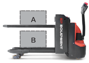 Самоходная тележка EP EPT20-20 WAI с двойным подъёмом