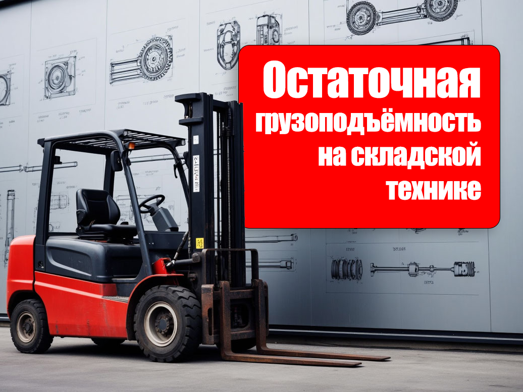 Остаточная грузоподъёмность у складской техники